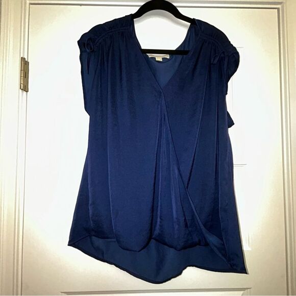 MICHAEL Michael Kors Faux Wrap Blouse Shirt Top - Picture 9 of 10